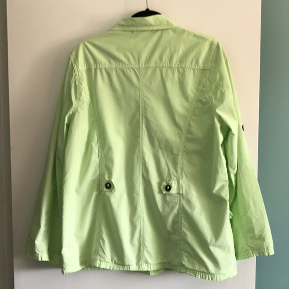 Fresh Produce, lime green jacket, size XL - Picture 3 of 4